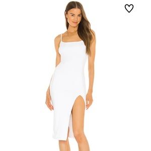 Candace slit midi dress